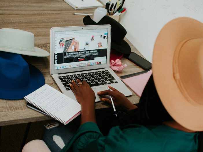 Calm workspace where ideas for a freelancing business take shape.