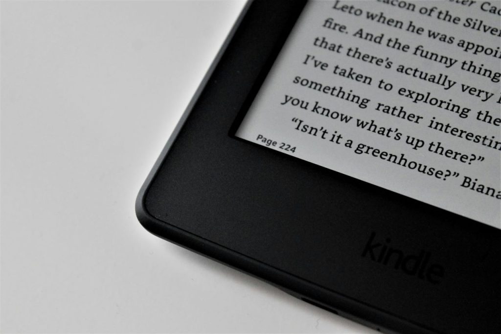 Simple Kindle device showing the power of Amazon Kindle Direct Publishing.